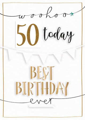 Picture of 50 TODAY BIRTHDAY CARD